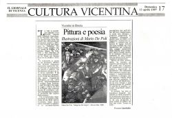 13 aprile il giornale di vicenza la vita si scandisce limpida