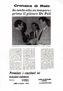 15 settembre il gazzettino ex tempore