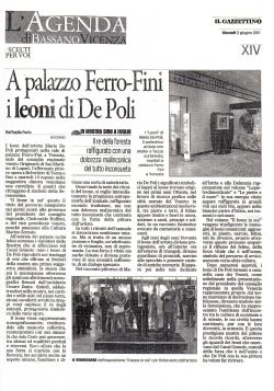 2 giugno il gazzettino il leone in noi palazzo ferro fini venezia