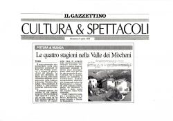 9 aprile il gazzettino la valle dei mcheni